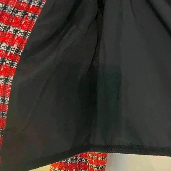 H&M Textured Weaved Jacket SX Holiday Red - Picture 10 of 10